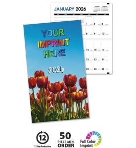 Budget Pocket Planner, Floral Impressions (3.5x6, Stapled)