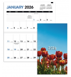 Budget Pocket Planner, Floral Impressions (3.5x6, Stapled)