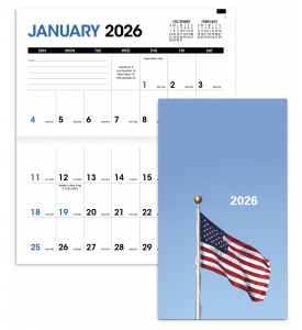 Budget Pocket Planner, Patriotic Impressions (3.5x6, Stapled)
