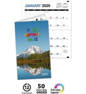 Colorful Impressions Monthly Pocket Planner - SCENIC
