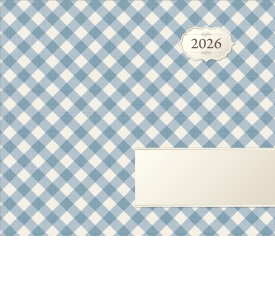 Budget Pocket Planner; Vintage Gingham (3.5x6, Stapled)