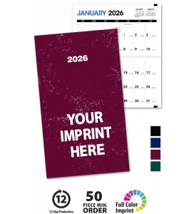 Budget Pocket Planner; Marble (3.5x6, Stapled)