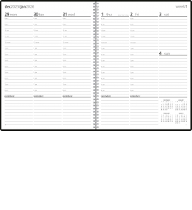 Stride Monthly &amp; Weekly Desk Planner, Large (8.5x11, Wire)