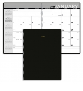 Pace Monthly Desk Planner, Large (8.5x11, Wire)