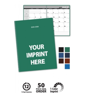 Pace Monthly Academic Desk Planner, Large (8.5x11, Wire)