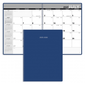 Pace Monthly Academic Desk Planner, Large (8.5x11, Wire)