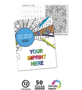 Triumph Coloring Book Monthly Planner (8.5x11, Stapled)