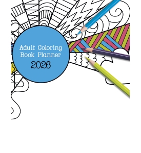 Triumph Coloring Book Monthly Planner (8.5x11, Stapled)