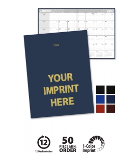Essential Monthly Desk Planner, Large (8.5x11, Stapled)