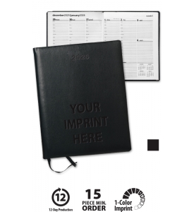 Symphony Debossed Weekly Desk Planner (8.5x10.5)