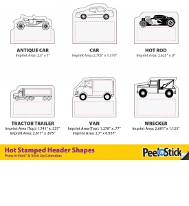 Sportsmen Press-n-Stick™ Calendar