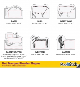 Sportsmen Press-n-Stick™ Calendar