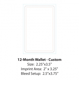 Custom Wallet Calendars (12-Months/Side)