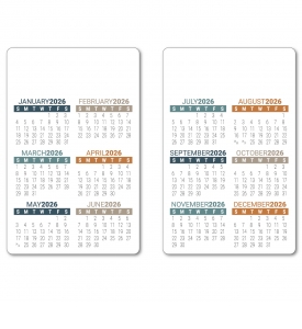 Custom Wallet Calendars (6-Months/Side)