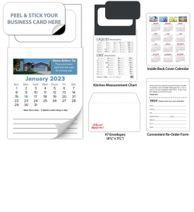 Tradenet MBC Magnetic Real Estate Business Card (Blank/Bulk) Calendar