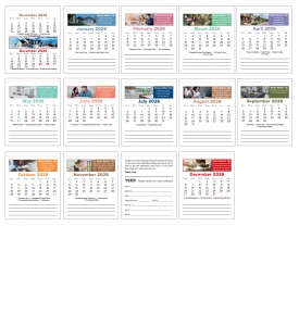 Tradenet MBC Magnetic Real Estate Business Card (Blank/Bulk) Calendar