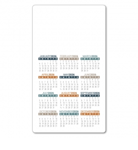 Custom Calendar Magnet, 4 x 7 (Laminated)
