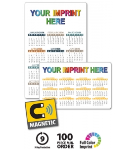 Custom Calendar Magnet, 5.5 x 8.5 (Laminated)
