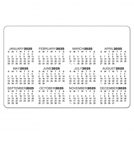 Calendar Magnet, 5.5 x 8.5
