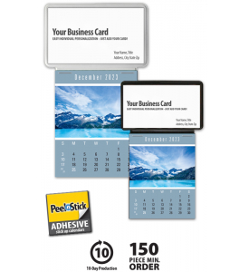 Vitronic Scenic Press-n-Stick™ Calendar; Business Card Holder (BLANK)