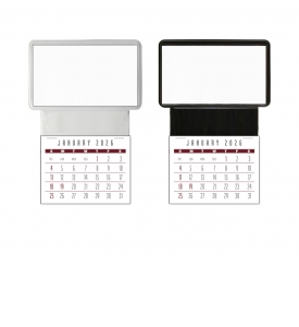 Contemporary Press-n-Stick™ Calendar; Business Card Holder (Imprinted)