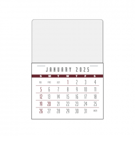 Vitronic Contemporary Press-n-Stick™ Calendar, Full Color