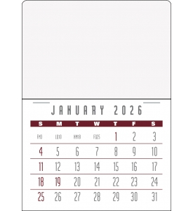 Contemporary Press-n-Stick™ Calendar, Full Color