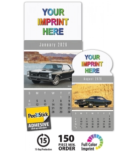 Cruisin&#039; Cars Press-n-Stick™ Calendar, Full Color
