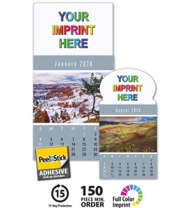Scenic Press-n-Stick™ Calendar, Full Color