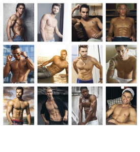 Male Call Press-n-Stick™ Calendar, Full Color
