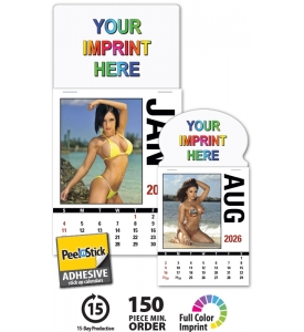 Sunshine Girls Press-n-Stick™ Calendar, Full Color