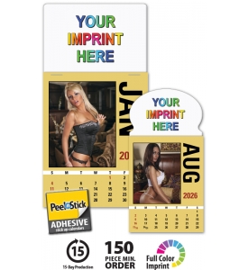 Maiden America Press-n-Stick™ Calendar, Full Color