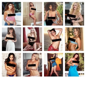 Dream Girls Press-n-Stick™ Calendar, Full Color