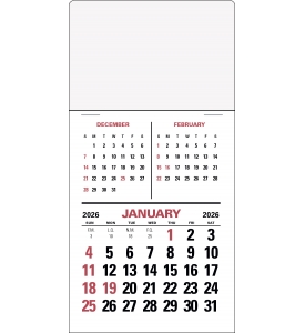 Quarterly (3-Mo. View) Press-n-Stick™ Calendar, Full Color