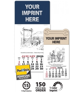 Cowboy Press-n-Stick™ Calendar