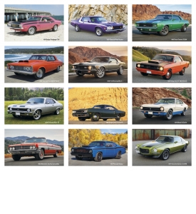 Cruisin&#039; Cars Press-n-Stick™ Calendar