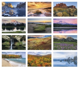 Scenic Press-n-Stick™ Calendar