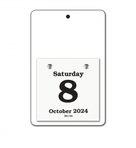 Daily Date Calendars (3.625 x 5.625), w/Easel Back