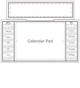 The Dominique Desktop Calendar