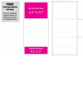 Z-Fold Greeting Card Calendar, Custom