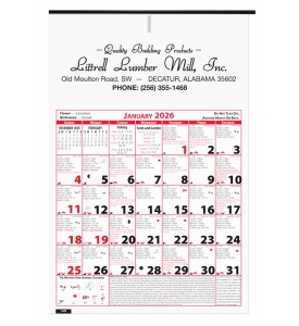 6-Sheet Almanac Calendars