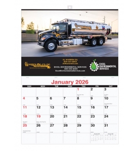Single Image Full Color Apron Wall Calendar (17 x 24)