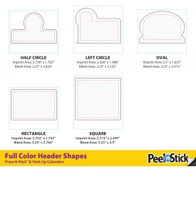 Male Call Press-n-Stick™ Calendar, Full Color