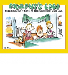 2026 Murphy s Law Promotional Wall Calendar 10 7/8 x 18 Staple