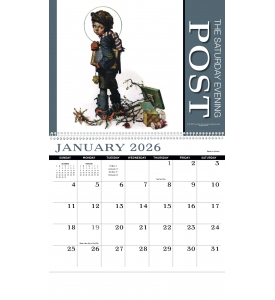 The Saturday Evening Post II Spiral Calendar