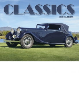 2026 Automotive Classics Promotional Wall Calendar 10 7/8 x 18