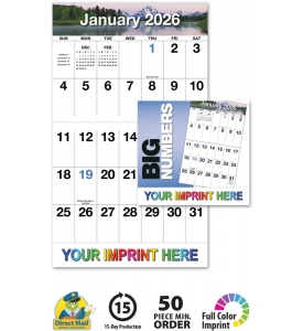 Big Numbers Appointment Calendar