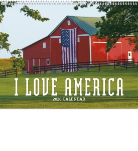 I Love America Calendar