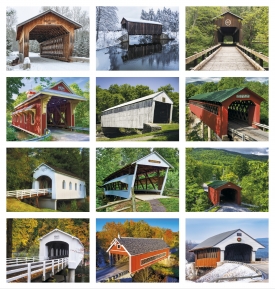 2026 Bridges Calendar 11 X 19 Imprinted Spiral Bound Drop Ad
