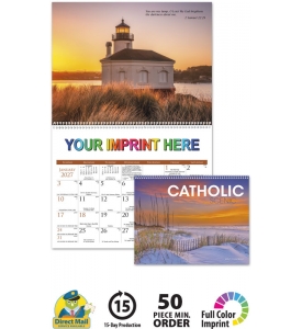 2026 Catholic Scenic Calendar | 11" x 16-3/4" Imprinted Spiral Bound ...